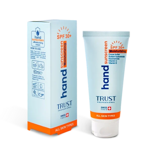 کرم تخصصی دست ضدآفتاب و آبرسان +SPF30 بی‌رنگ تراست - تصویر 6
