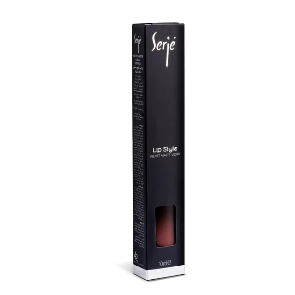 رژ لب مایع مخملی مات سرژه کد 105 (Mauve Red) - تصویر 4